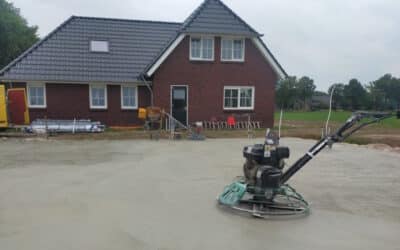 Betonvloer storten